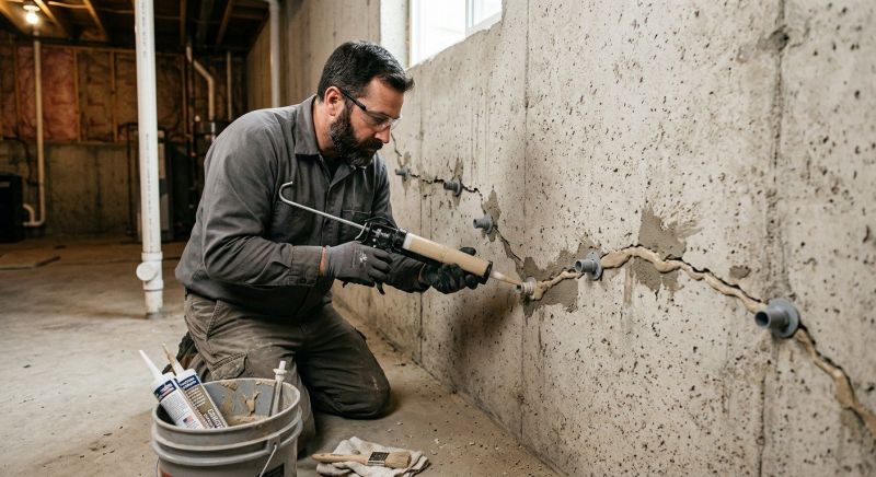 Basement Foundation Repair in Cass County, MI