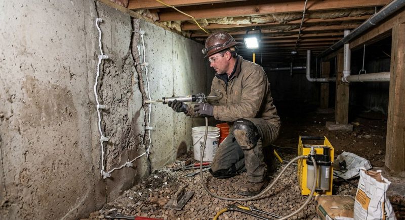 Basement Foundation Repair in Edwardsburg, MI