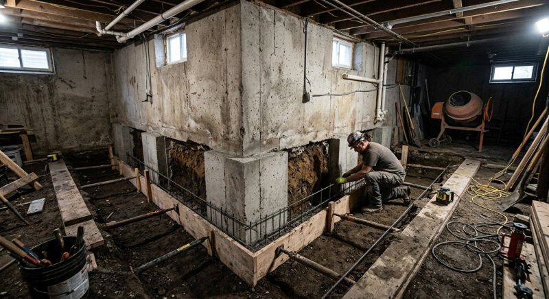 Basement Underpinning in Berrien County, MI