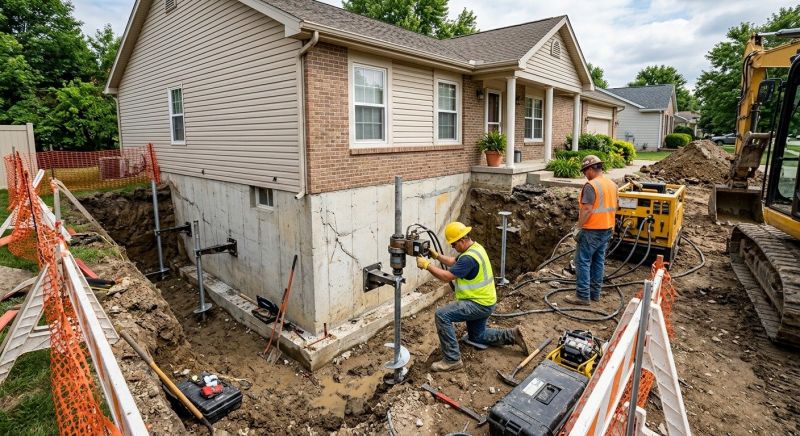 Building Foundation Repair in Jones, MI