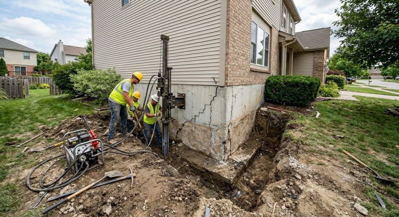 Concrete Foundation Repair in Granger, IN