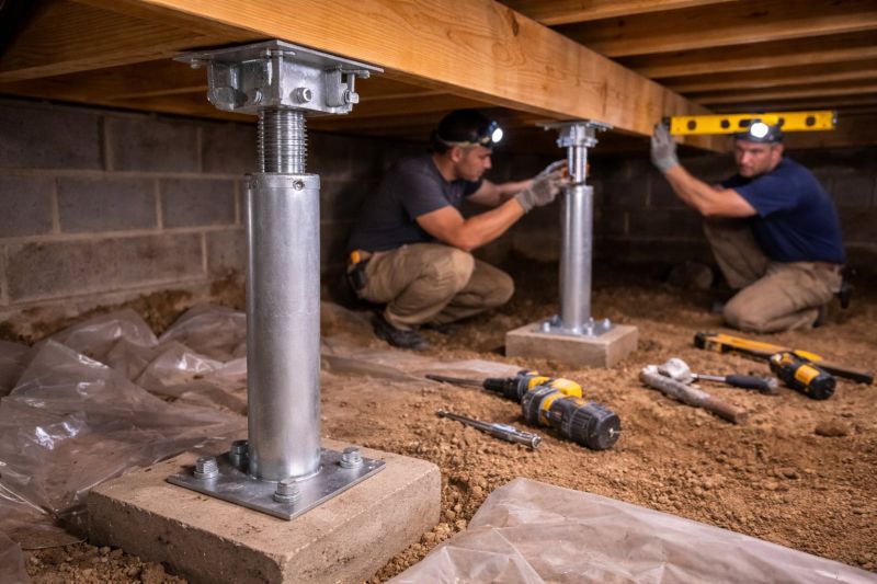 Crawlspace Structural Repair in Berrien County, MI