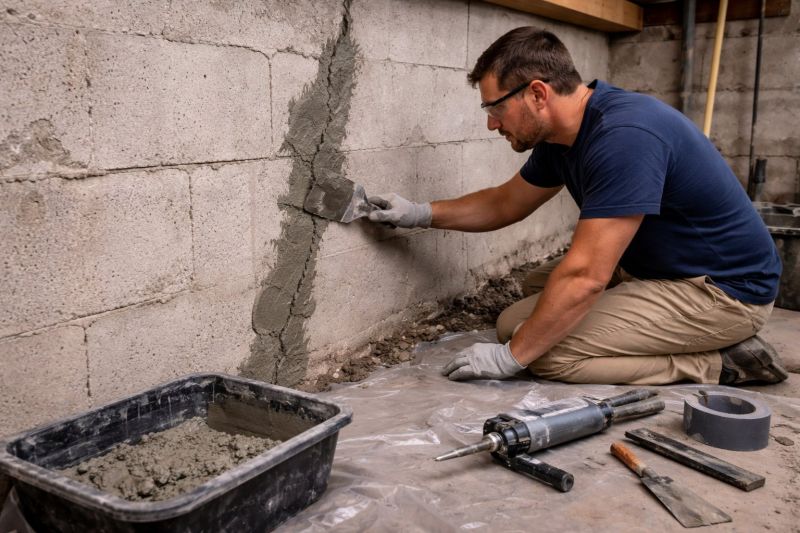 Foundation Crack Repair in Niles, MI