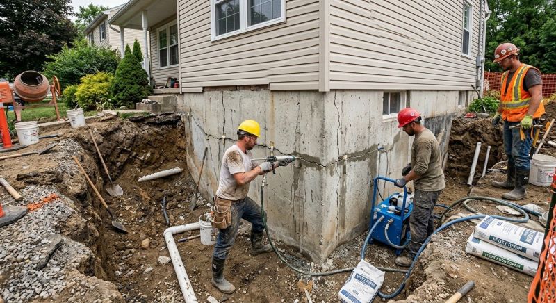 Foundation Damage Repair in Stevensville, MI