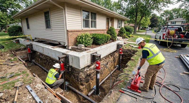 Foundation Jacking in Bristol, IN
