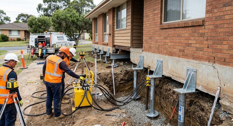 Foundation Jacking in Dowagiac, MI
