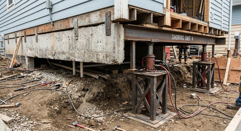 Foundation Jacking in Jones, MI