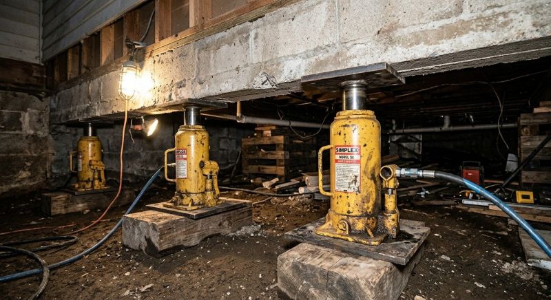 Foundation Jacking in Stevensville, MI