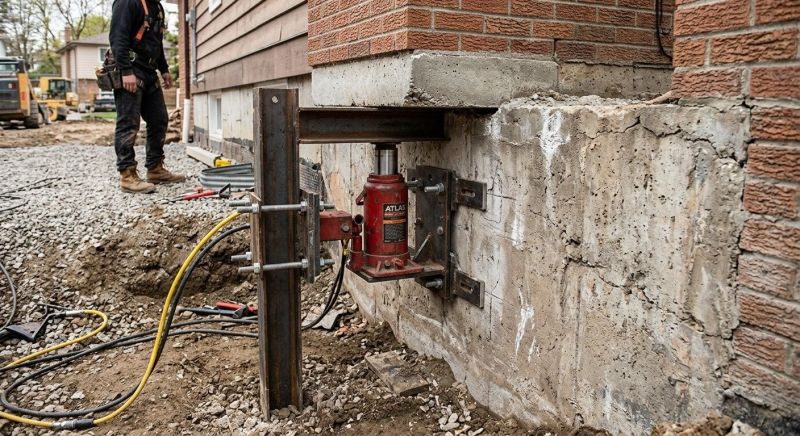 Foundation Jacking in Union Pier, MI