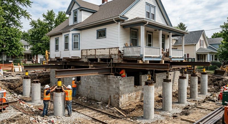 Foundation Raising in Decatur, MI