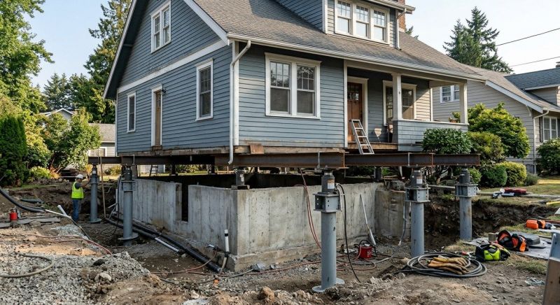 Foundation Raising in Edwardsburg, MI
