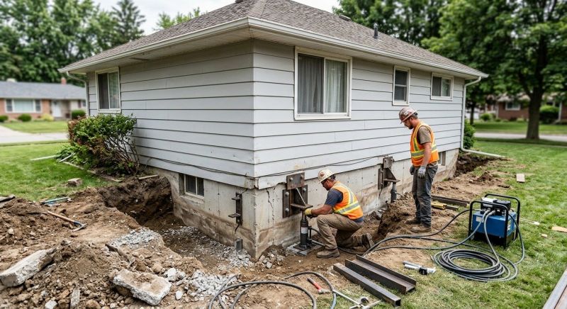 Foundation Repair in Berrien Springs, MI