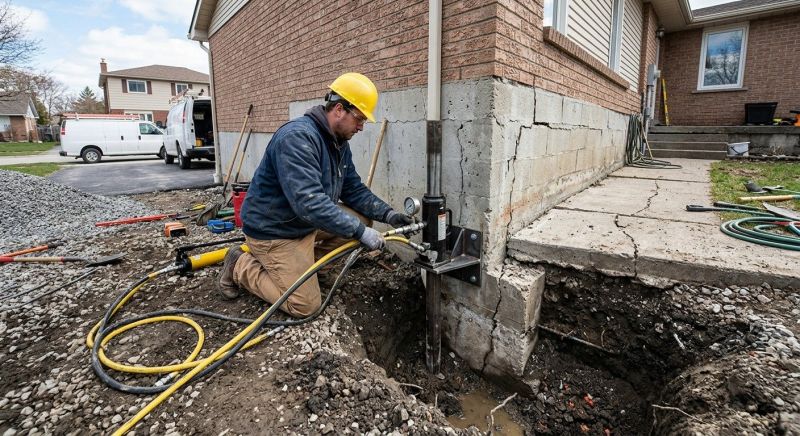Foundation Settlement Repair in Berrien County, MI