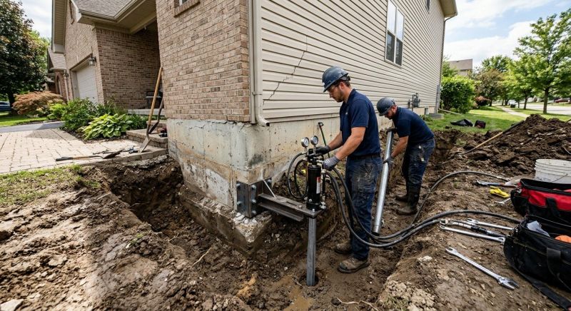 Foundation Settlement Repair in Berrien County, MI