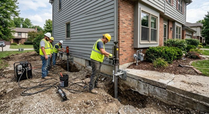 Foundation Stabilizing in Bristol, IN
