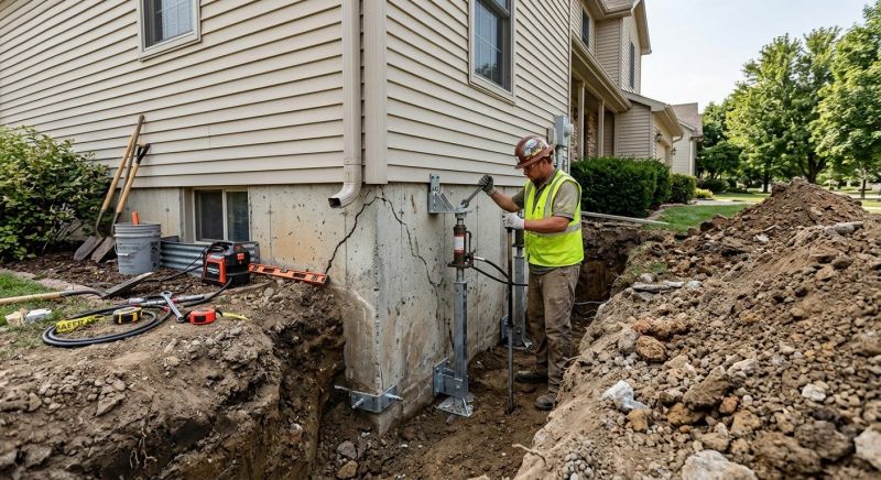Foundation Stabilizing in Edwardsburg, MI
