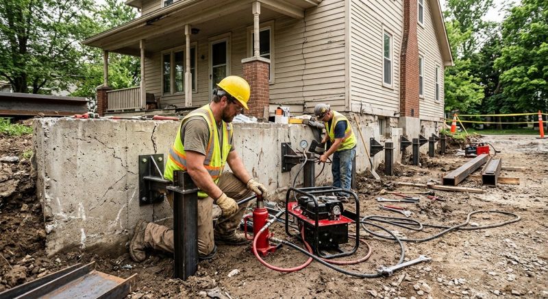 Foundation Stabilizing in Stevensville, MI