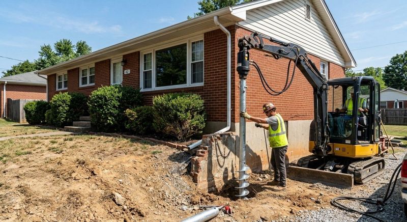 Helical Pile Installation in Berrien County, MI