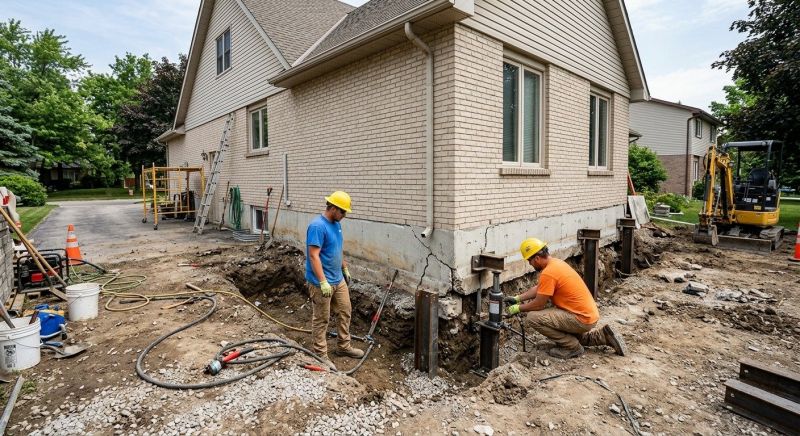 Helical Pile Installation in Berrien County, MI