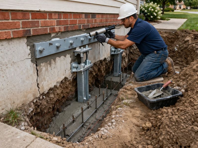 Home Foundation Repair in Edwardsburg, MI
