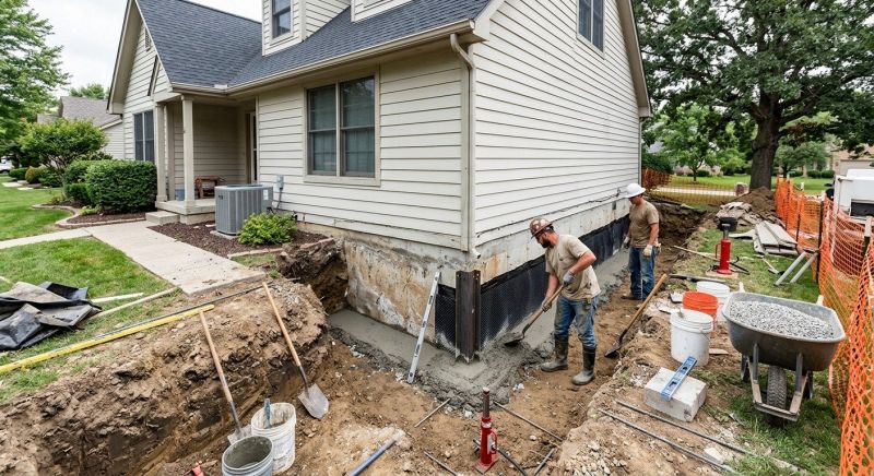 Home Foundation Repair in New Troy, MI