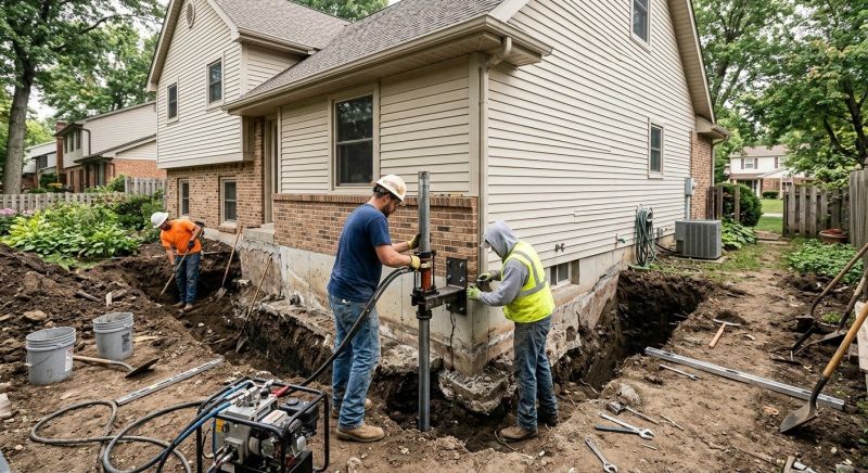 House Foundation Repair in Berrien County, MI