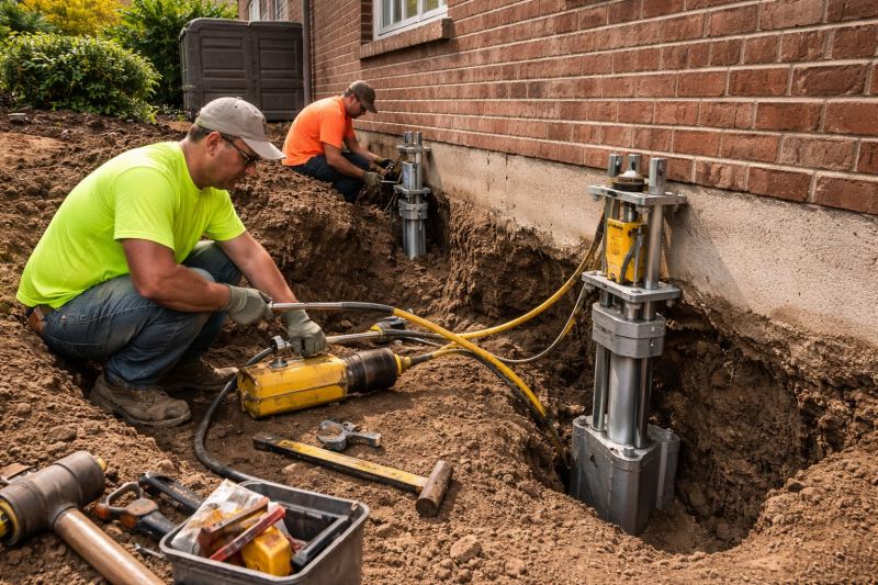 Settling Foundation Service in Bridgman, MI