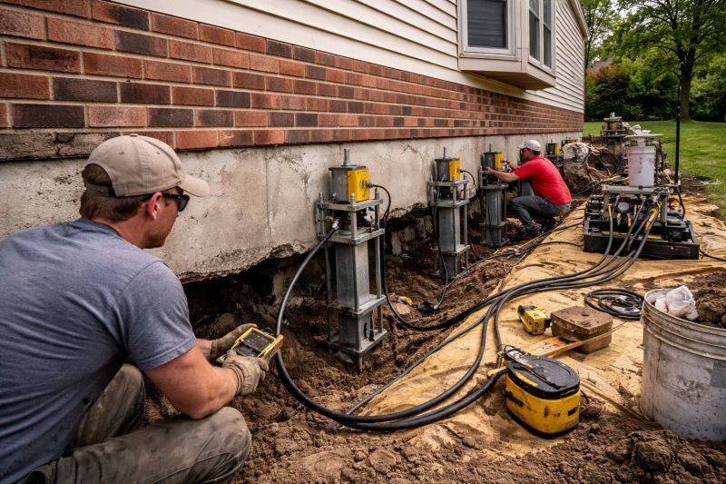 Settling Foundation Service in South Bend, IN