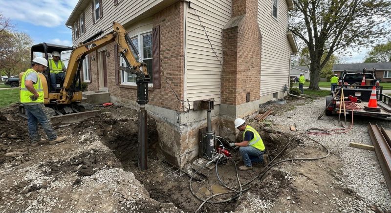 Sinking Foundation Repair in Buchanan, MI