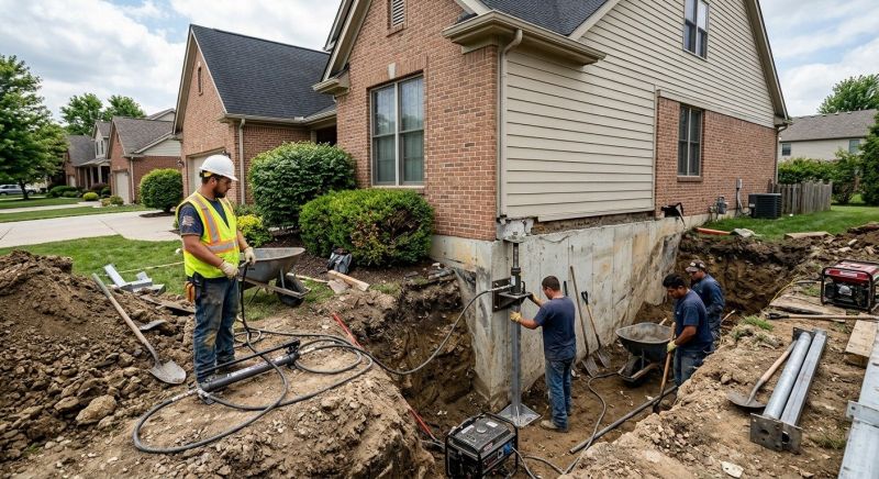 Sinking Foundation Repair in Galien, MI